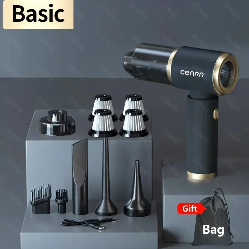 CENRR Car Vacuum Cleaner High Suction 210000PA Wireless Vacuum Cleaner Cordless Vacuum Cleaner High Pressure Cleaning Machine